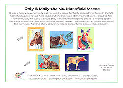 pack of 5 blank moose cards for $10