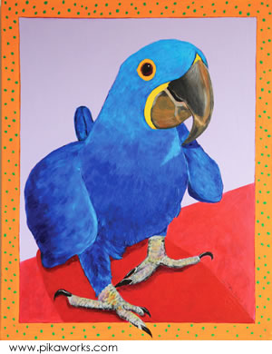 Gabe the Hyacinth Macaw