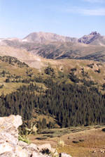 Looking north from Loveland Pass.