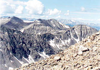 Colorado mountain tops