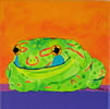 Ribbit in Sunset Magnet