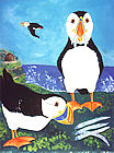 Puffin Picnic Magnet